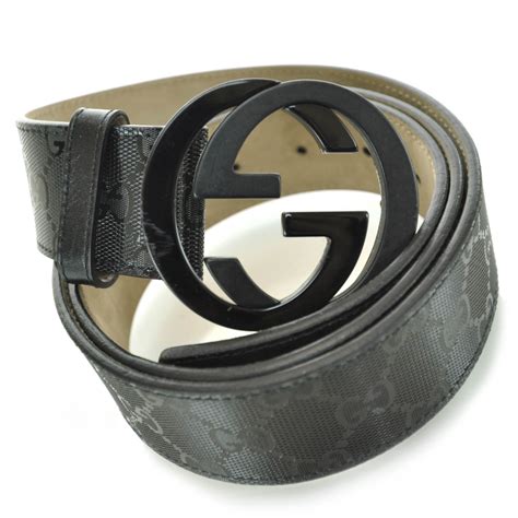 gucci supreme belt womens|black Gucci imprime belt.